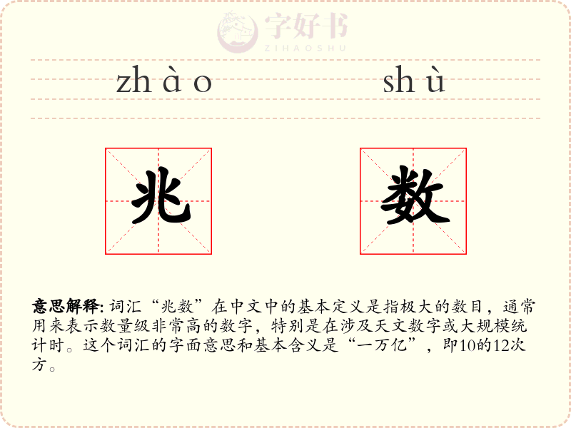 兆数