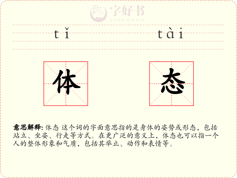 体态