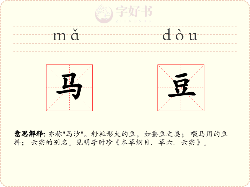 马豆
