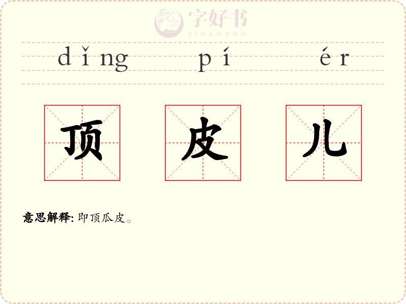 顶皮儿