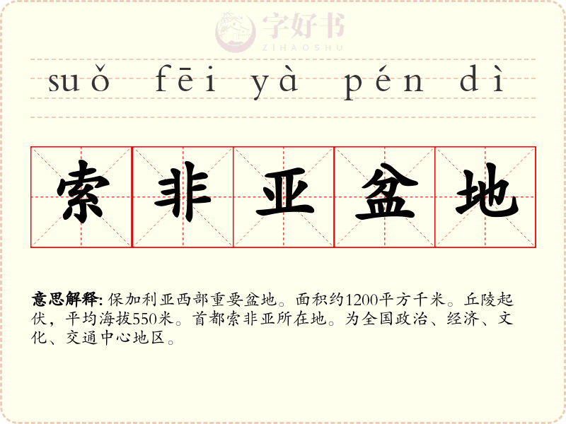 索非亚盆地