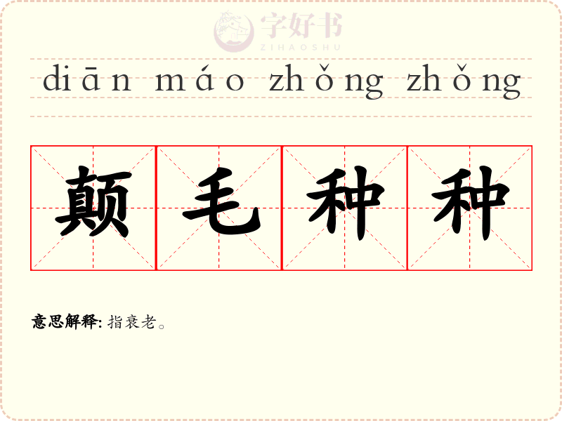 颠毛种种
