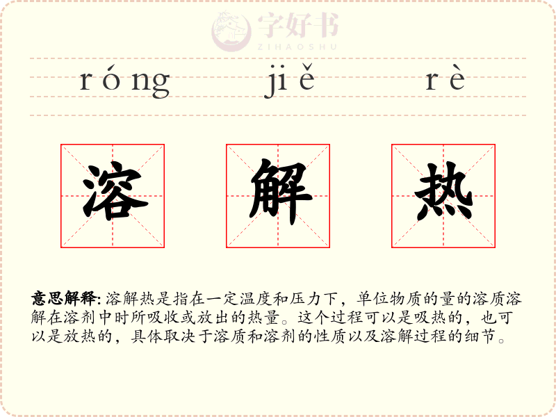 溶解热