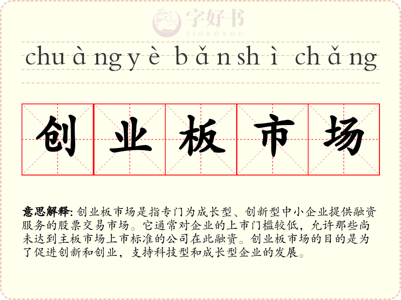 创业板市场