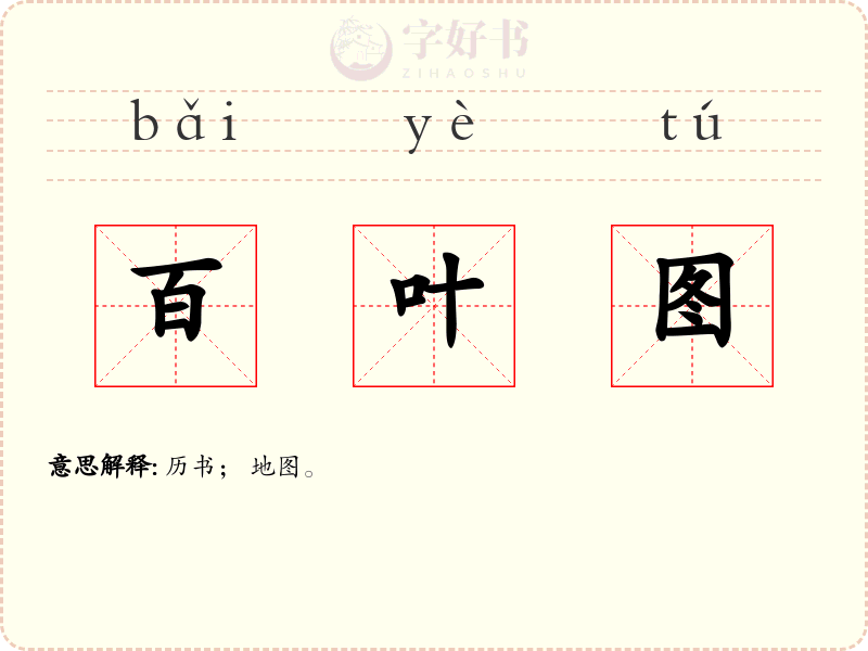百叶图