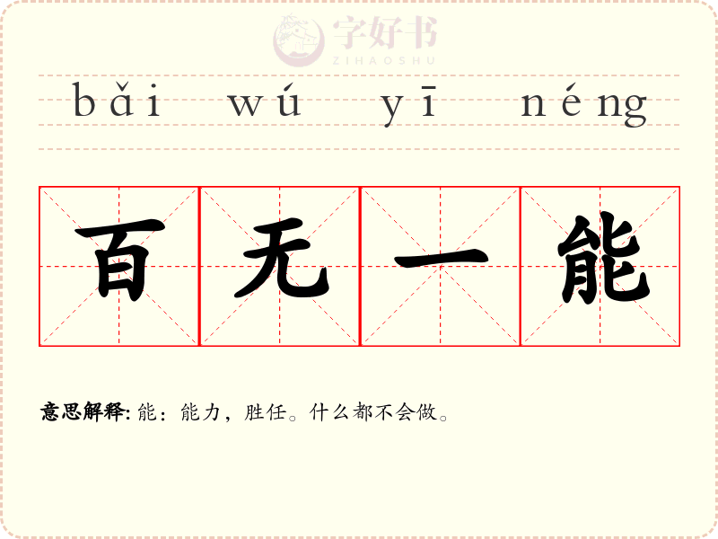 百无一能