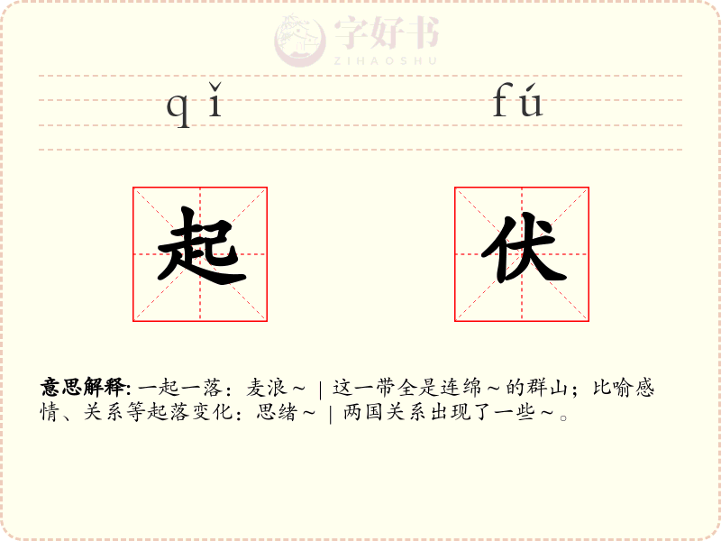 起伏