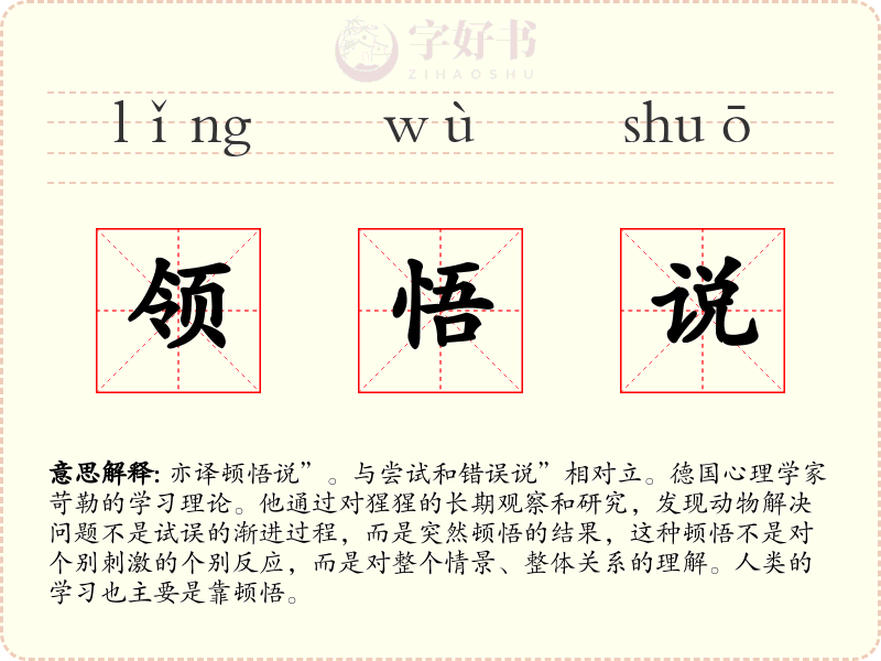 领悟说