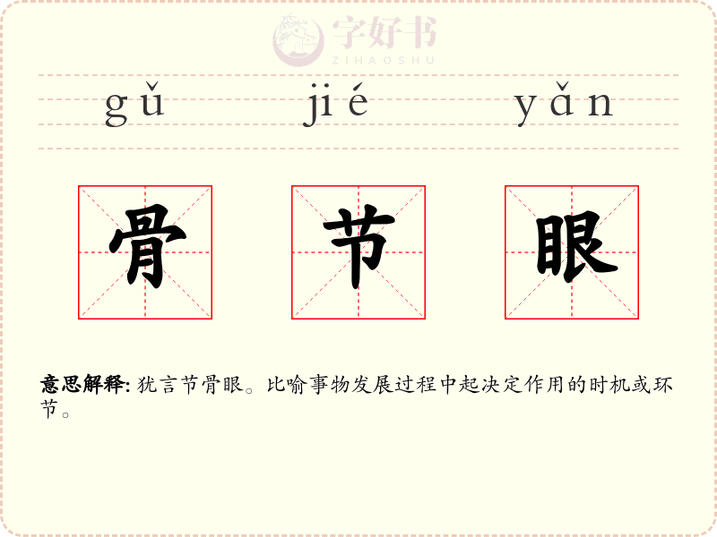 骨节眼