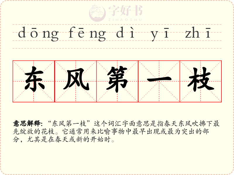 东风第一枝