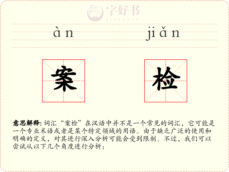 案检
