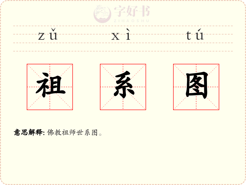 祖系图