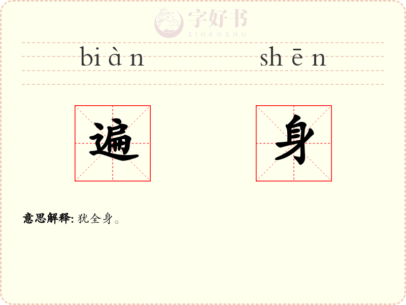 遍身