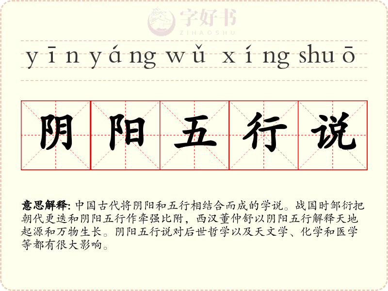 阴阳五行说