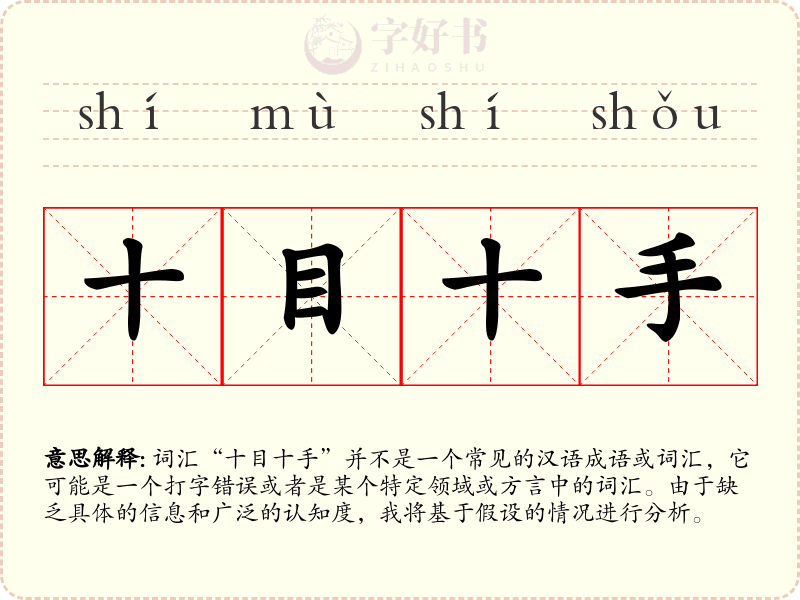 十目十手