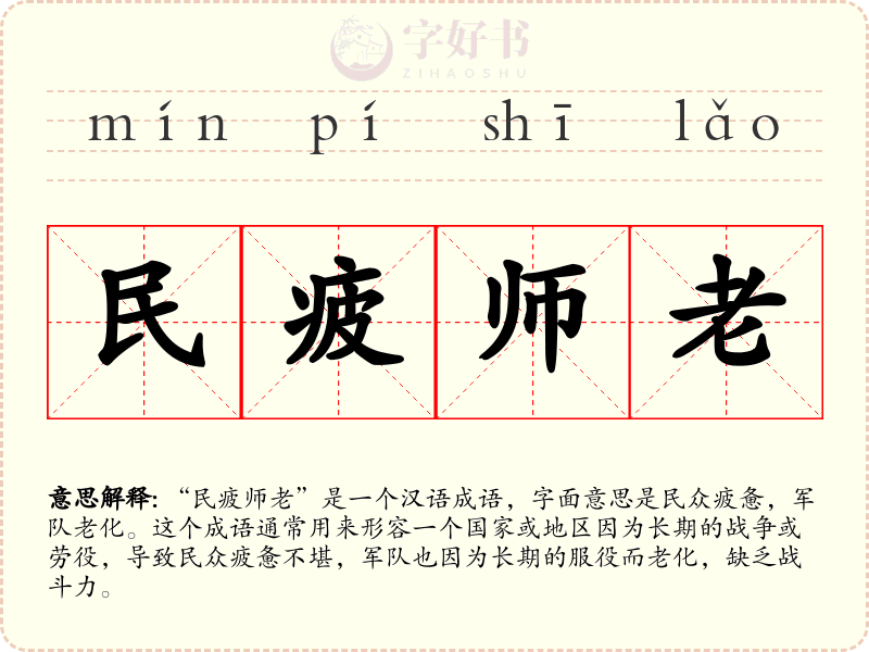 民疲师老