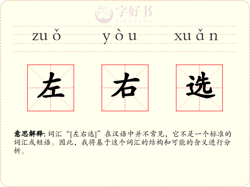 左右选
