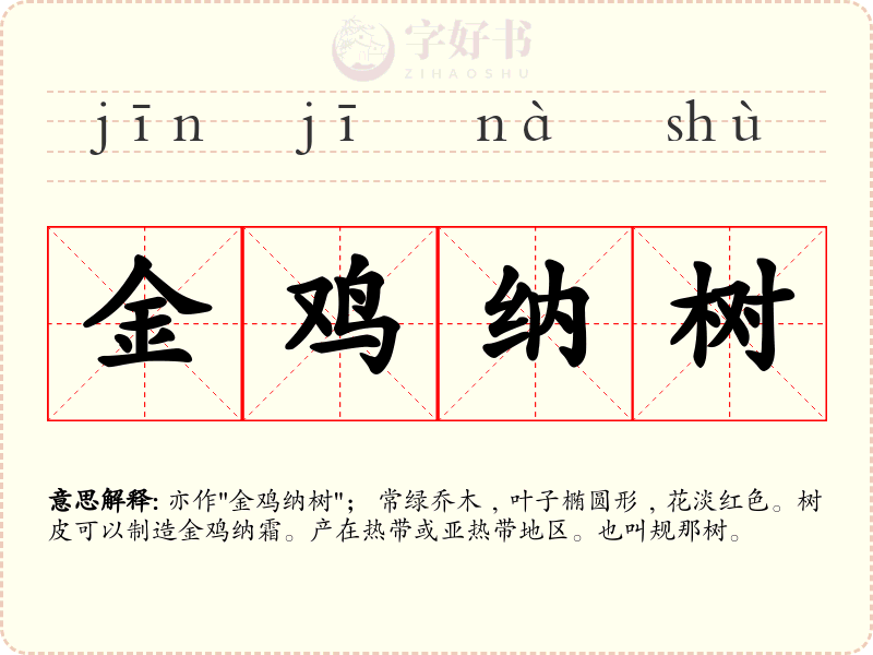 金鸡纳树