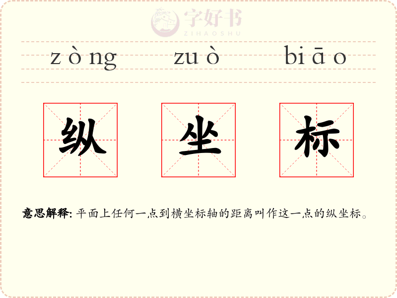 纵坐标