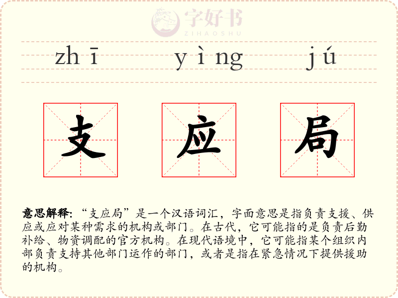 支应局