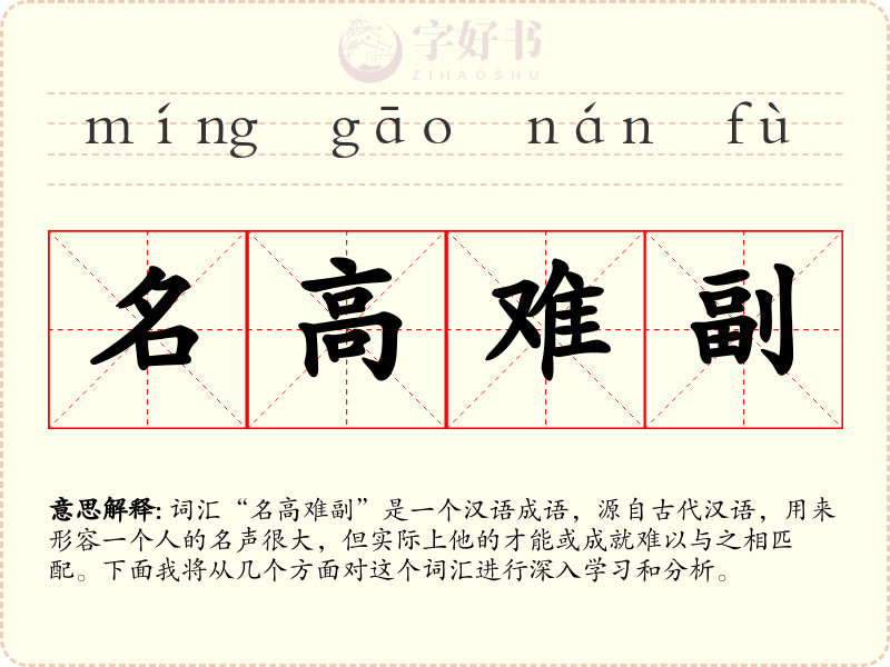 名高难副