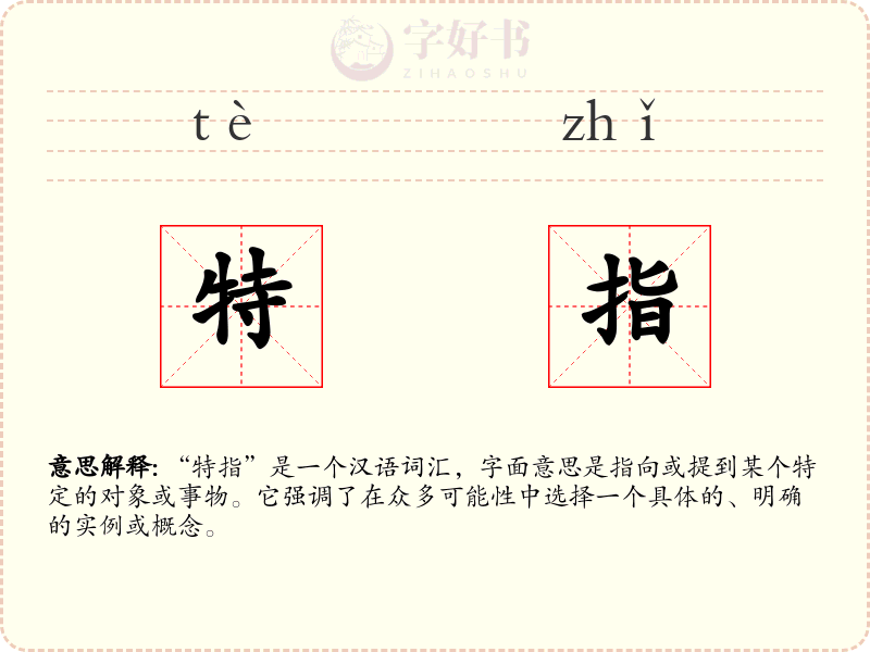 特指