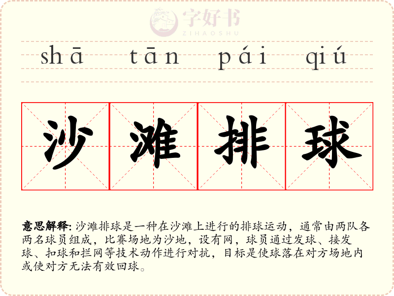 沙滩排球