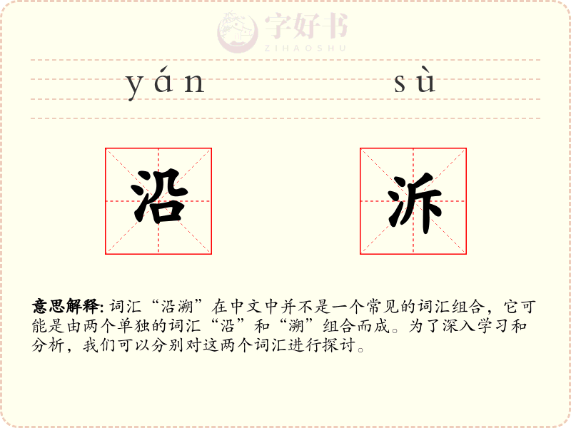 沿泝