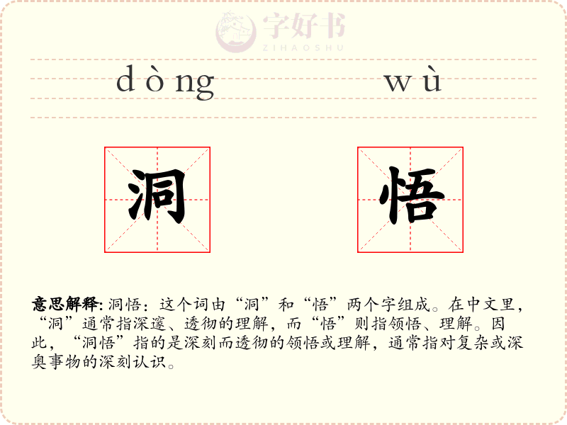 洞悟