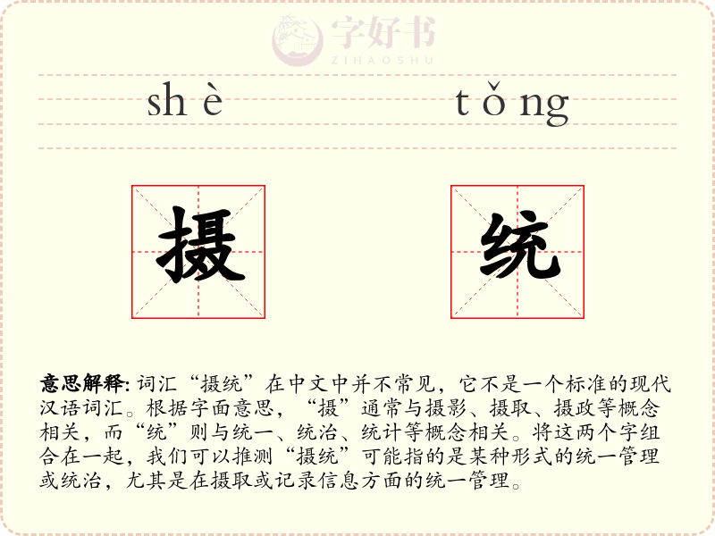 摄统