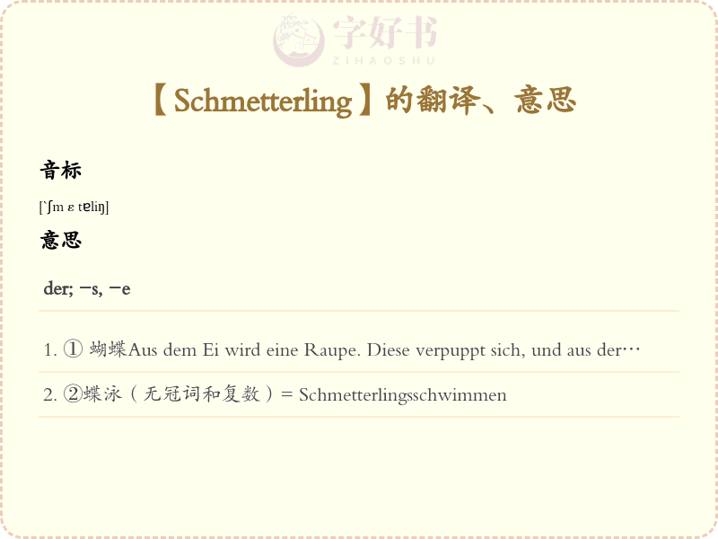 Schmetterling