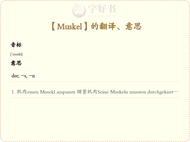 Muskel