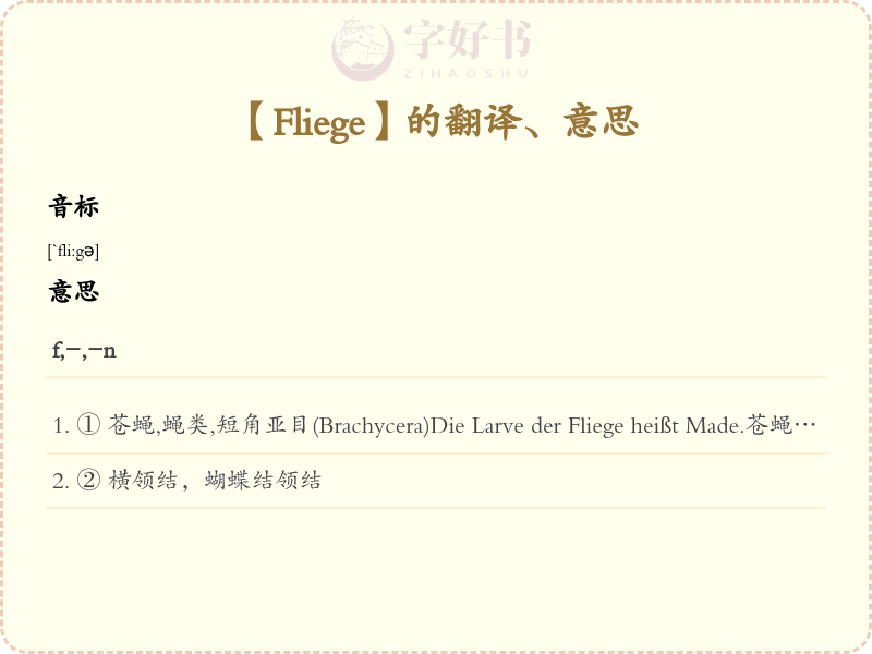 Fliege