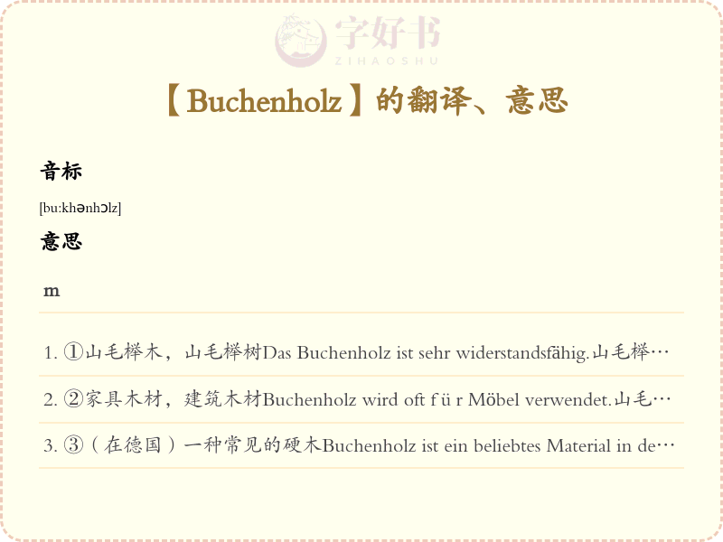 Buchenholz