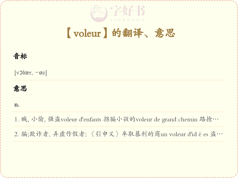 voleur