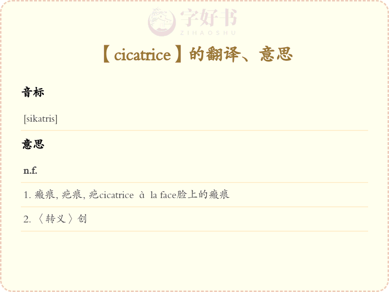 cicatrice