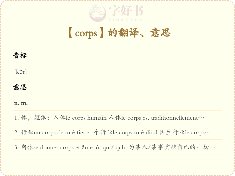 corps