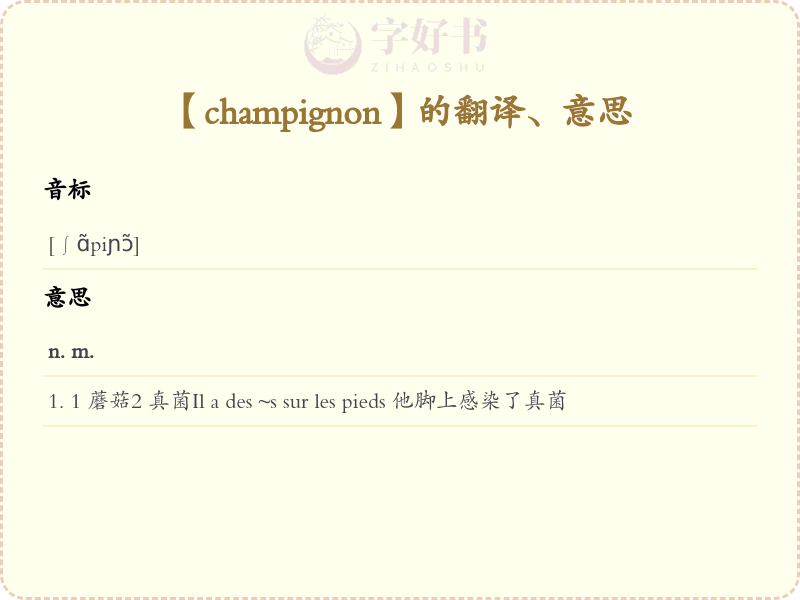 champignon