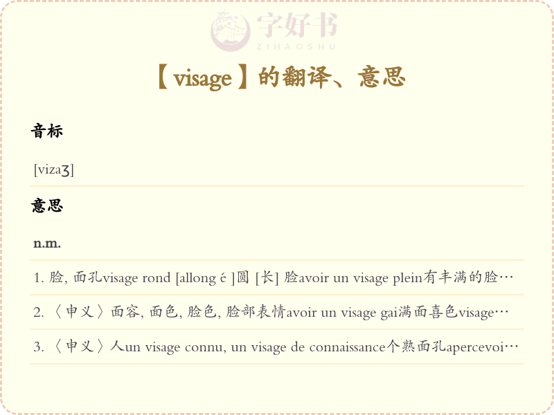 visage