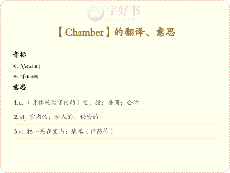 Chamber