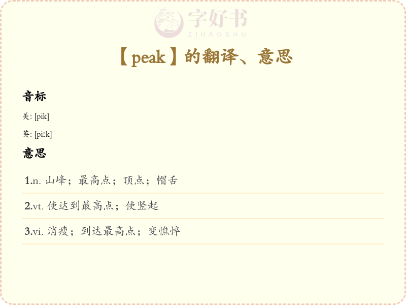 peak