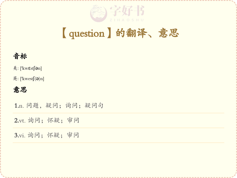 question