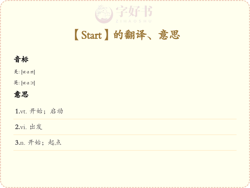 Start