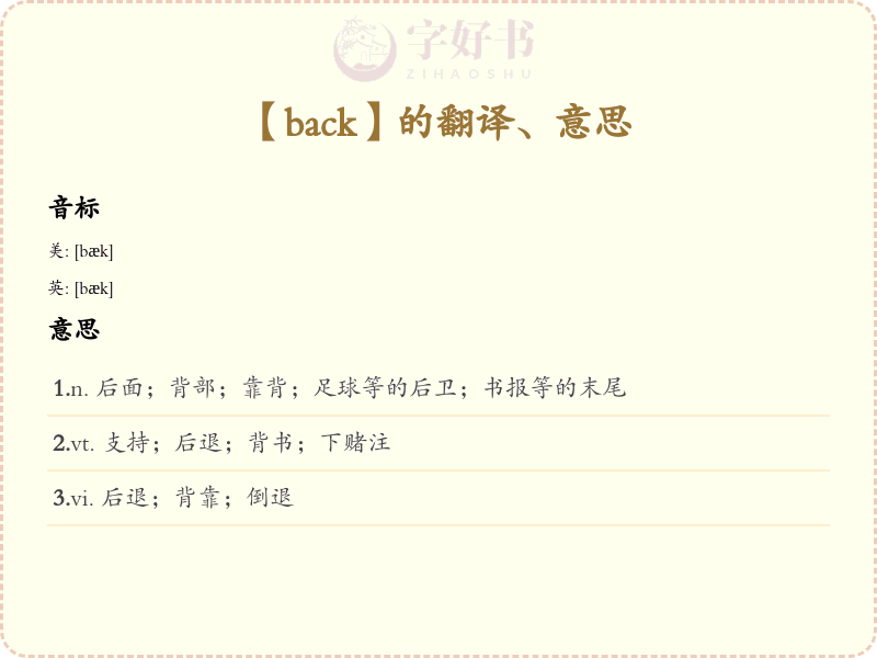 back