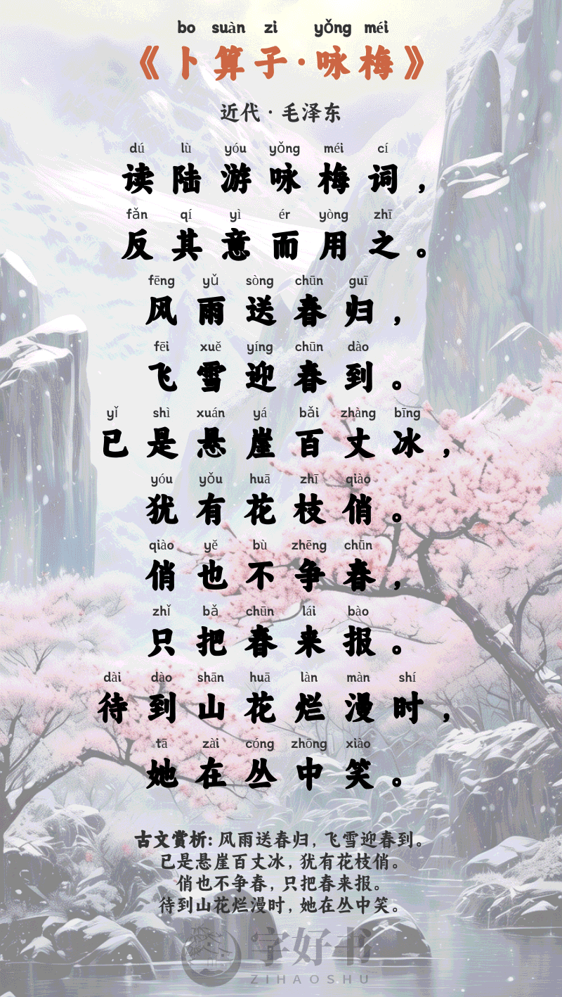 卜算子·咏梅