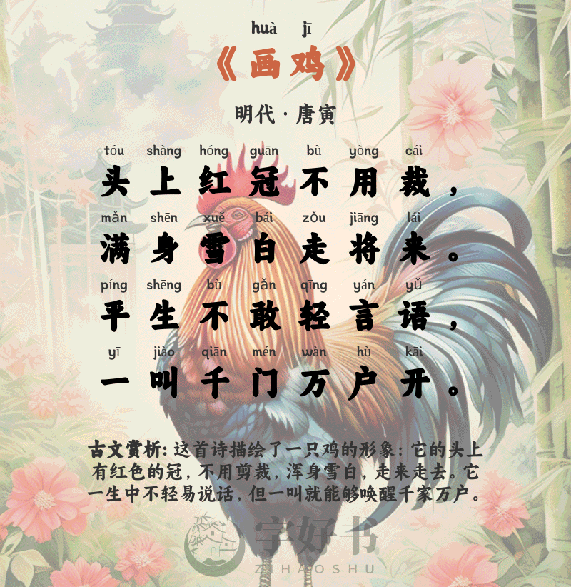 画鸡