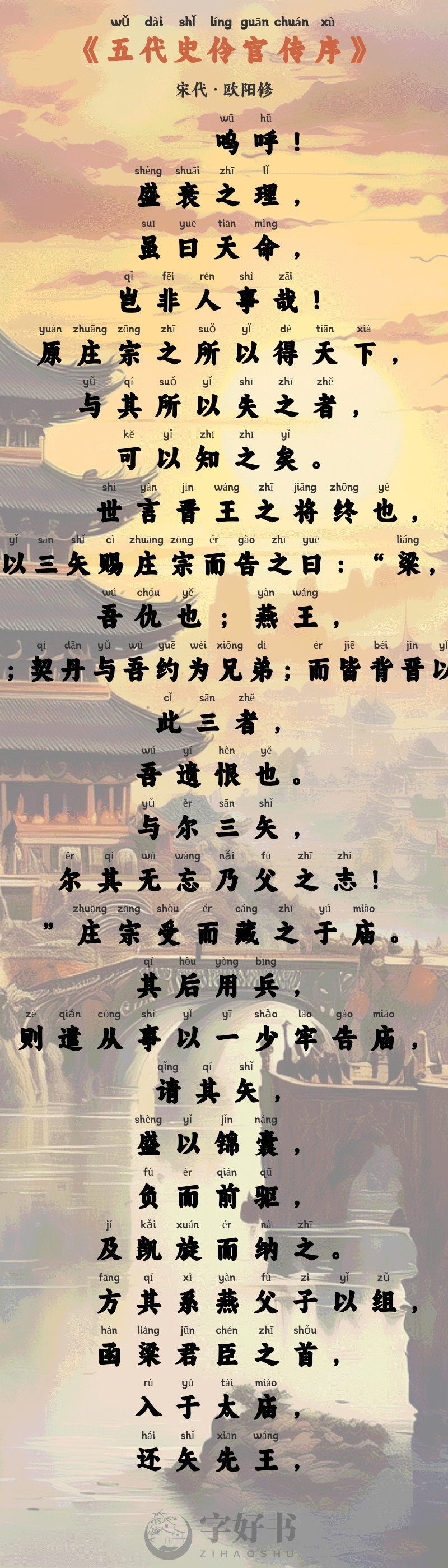 五代史伶官传序