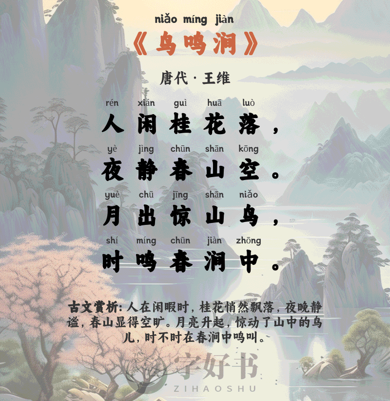 鸟鸣涧