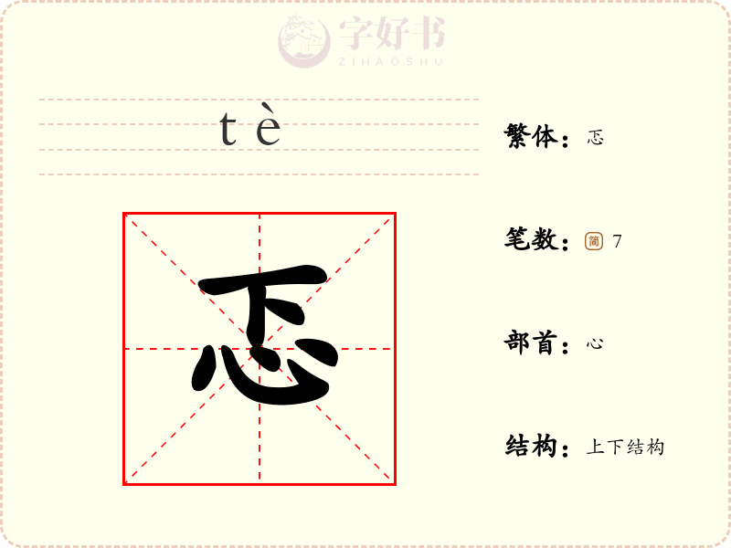 忑