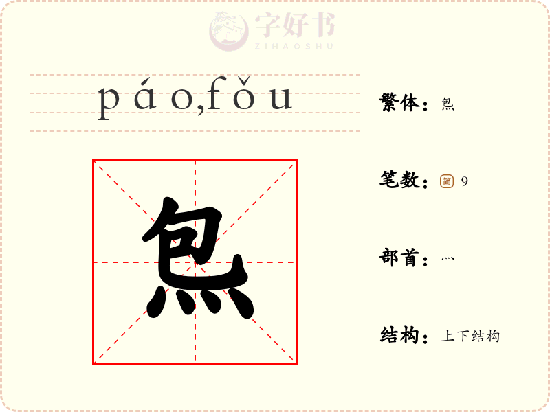 炰